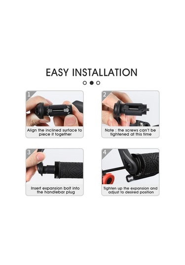 Trendooze Homyl Universal Bisiklet Dikiz Aynası, Uzun Montaj İçin