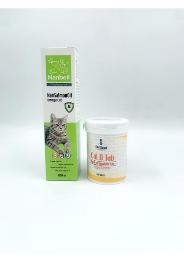 Kediler İçin Omega 3-6-9 + Kalsiyum Tablet