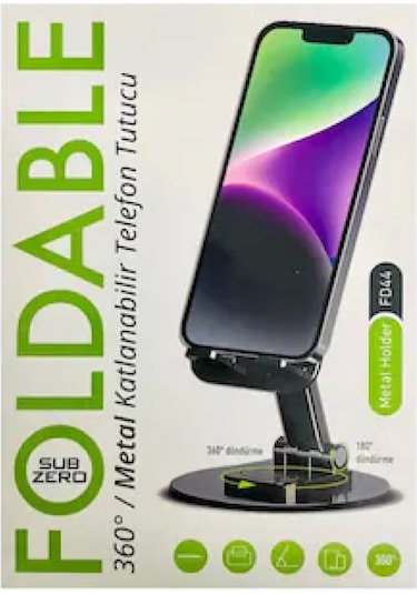 Subzero Fd44 Metal Masa Üstü Tablet Telefon Standı 360 Hareketli
