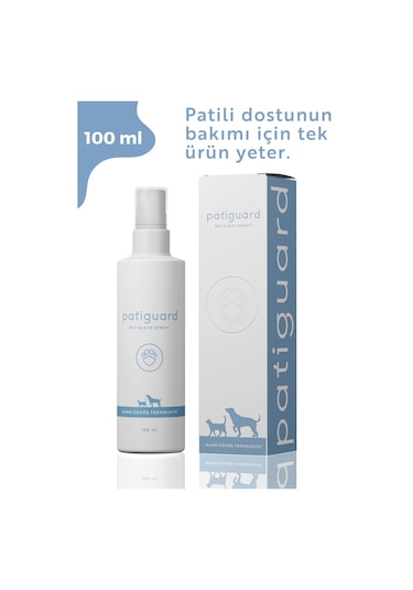 Patiguard Pet Nano Gümüş Evcil Hayvan Hijyen Bakım Spreyi 100 ML