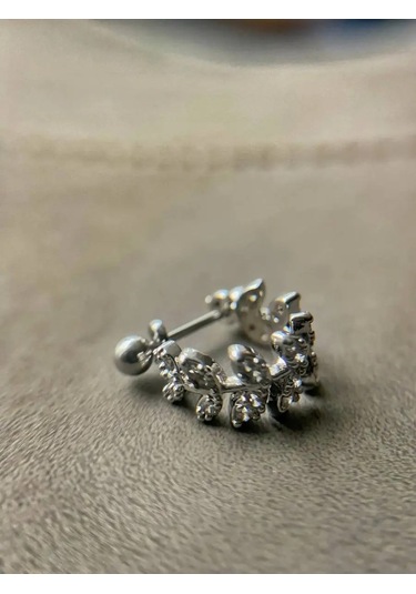 Hok's Love Kulak Kılavuzu, Merkez Damar, Helix, Labret İçin Piercing Halka Çubuğu 167156186 Gri