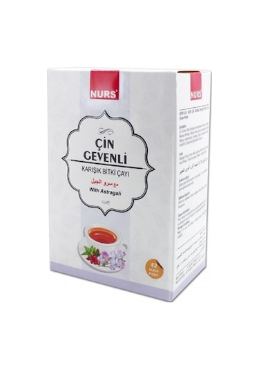 Nurs Çin Gevenli Karışık Bitki Süzen Poşet Çay 42'li