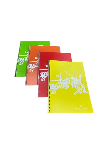 Şato Kapak A4 80 Yaprak Çizgili Spiralli Defter