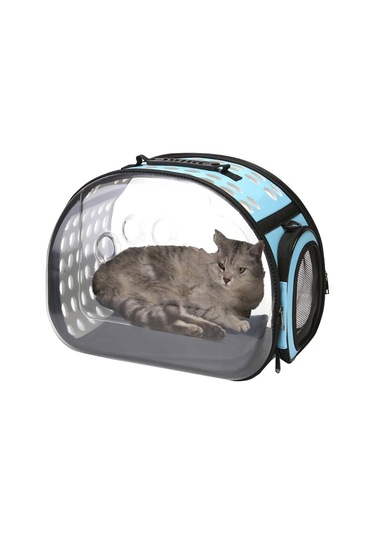 Cbtx Pet Şeffaf Uzay Kapsülü Gezi Paketi, Boyut: Büyük Mavi