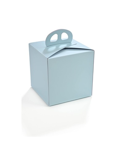 Pasta Kabı Pembe-mavi 10 X 10 Cm 25 Adet