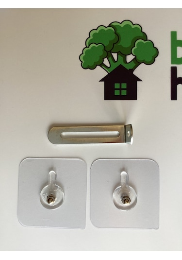 Brokoli Home 4 Adet Kendinden Yapışkanlı Dolap Raf Mobilya Sabitleme Aparatı Diğer