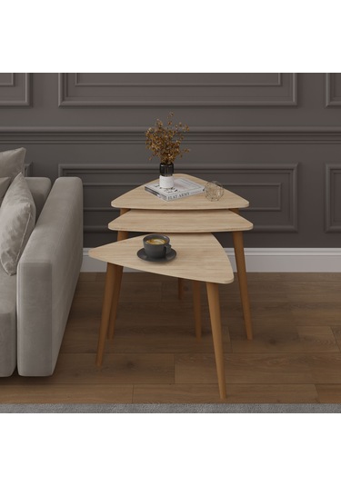 3 Lü Üçgen Zigon Sehpa Ahşap Ayaklı-sehpa02-sonama