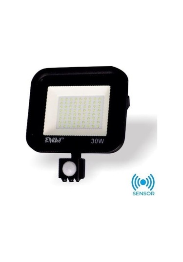 Erk 30w Beyaz Sensörlü Led Projektör Erk-33450 B Beyaz Işık