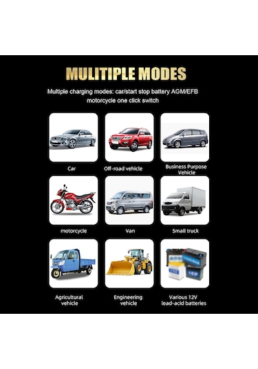 Samdoo Foxsur 12v/6a Akıllı Şarj Cihazı - Otomatik Tamir Özellikli Araç, Motosiklet Ve Tekne Aküsü Şarj Aleti