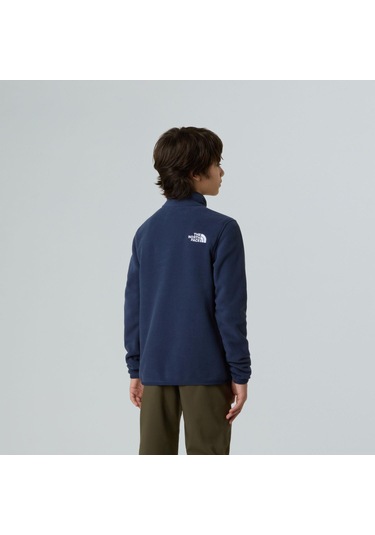 The North Face Teen Glacıer 1/4 Zıp Pullover Genç Ceketi Nf0a8cvg8k21 Lacivert