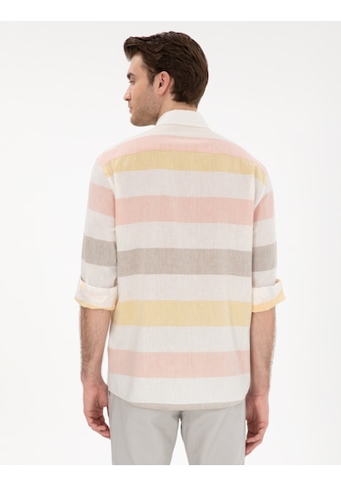 Pierre Cardin Erkek Haki Gömlek Desenli 50303448-vr027 Haki