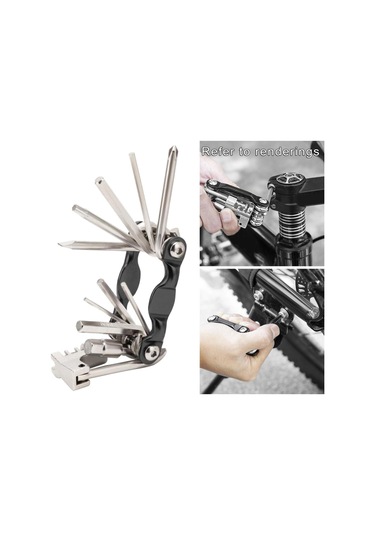 Suntek Taşınabilir Çok Işlevli Bisiklet Tamir Aleti Siyah