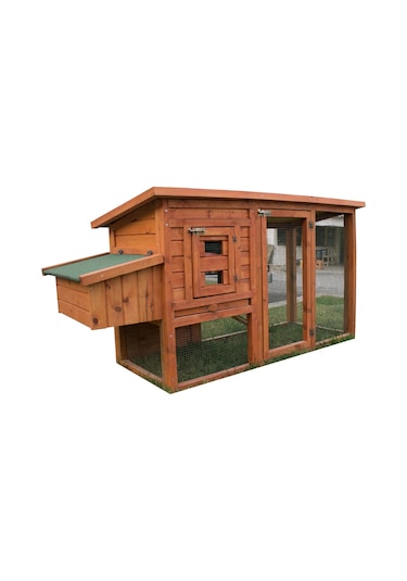 Lüks Ahşap Tavuk Kümesi 10  Tavukluk