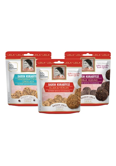 Leila Elma Tarçın & Hindistancevizi & Duble Kakao Mix 90 Gr