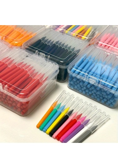 Willowhaven 80 Adet 1.2mm Yumuşak Nylon Diş Arası Fırçası Yetişkinler İçin Plak Temizleme Ve Günlük Ağız Bakımı