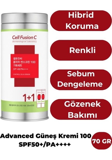 Cell Fusion C Advanced Clear Sunscreen 100 SPF50+ 2 x 35 ML