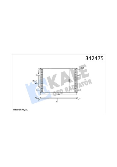 Kale 342475 Klima Kondenseri Audı Audı A4 Seat Exeo-exeo St Al-al 8e0260403h-8e0260403l-8e0260403n