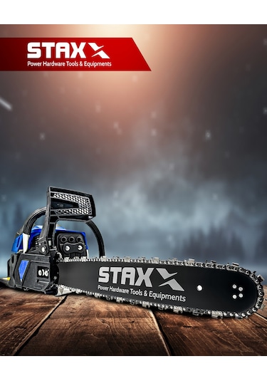Staxx Power Turbo520 Benzinli Ağaç Kesme Motorlu Testere 52cc