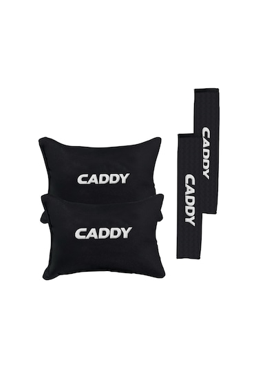 Volkswagen Caddy Nakışlı Otomind Boyun Yastığı Seti