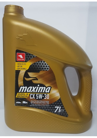 Petrol Ofisi Maxima CX 5W-30 Dpf Tam Sentetik Motor Yağı 7 L