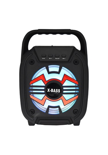 Lemestar 6.5 İnç Dış Mekan Bluetooth Hoparlörü - Bt5.0, Fm Radyo, Usb/tf Kart/dux Girişi, 1500mah Pil, El Desteği Aramalar, Taşınabilir Kumaş Kayışlı
