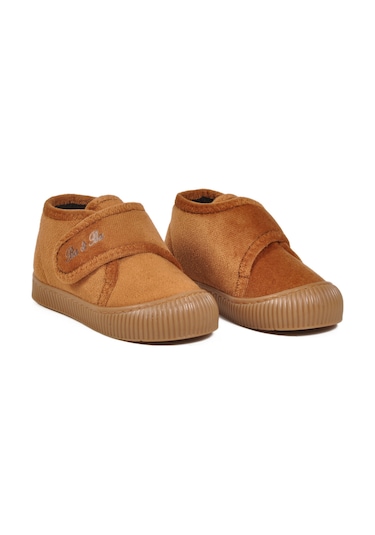 Ayakmod Taba Süet Cırtlı Unisex Çocuk Panduf Ba&ba 058999 P Taba Ayakmod Taba Süet Cırtlı Unisex Çocuk Panduf Ba&ba 058999 P Taba