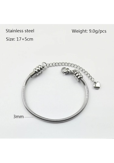 Fastbuy Unisex Paslanmaz Çelik Yılan Kemik Zincir Bilezik - Dıy Moda Takı Chınapas Kırmızı Pas Kırmızı Koyu Kırmızı Altın