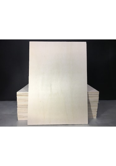 Mobilreyon Kavak Kontraplak 5 Adet 12 Mm A4 (Yakma-Dağlama-Hobi)
