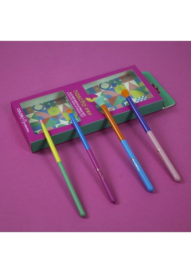 Nascita Colorfully Collection 4lü Göz Makyaj Fırça Seti - 133 Nasbrushset133