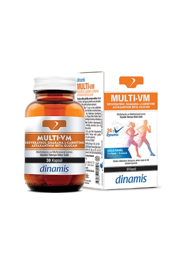 Dinamis Multi- Vm Içeren Takviye Edici Gıda 30 Kapsül