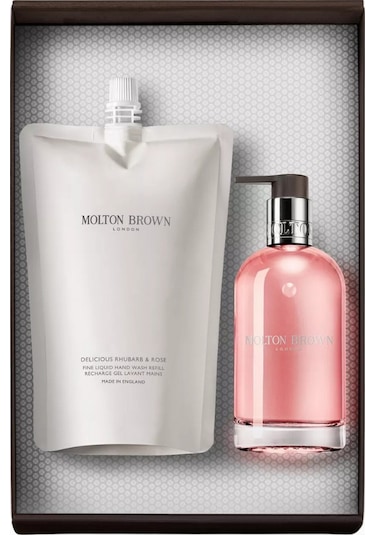 Molton Brown Delicious Rhubarb-rose El Yıkama Refill Hediye Seti Sıvı Sabun