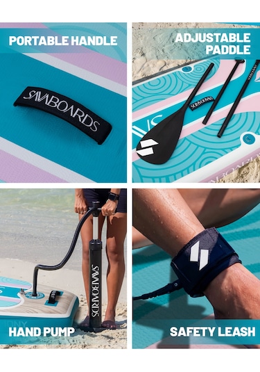 Aqua Harmony 11 Geniş Ve Dengeli Şişme Paddle Board 335x86x15 Cm Sup Seti
