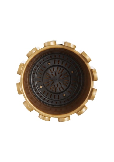 Omnipazar So-is04 İstanbul Dekoratif Yuvarlak Saksı 14,1 Lt No 4 Mocha