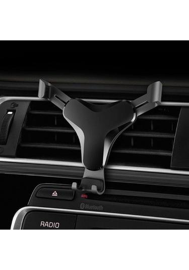 Joyhub Evrensel Yerçekimi Ayarlanabilir Araba Hava Firar Cep Telefonu Tutucu Montaj Stand Braketi Beşik Kavrama Siyah Yok Havalandırma