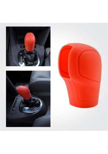Silikon Volkswagen Dsg Otomatik Vites Topuzu Kılıfı Kırmızı