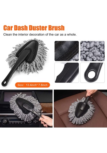 Lemestar 10 Adet Araç Lastik Fırça Seti - Mikrofiber Eldiven Ve Havlu İle Birlikte