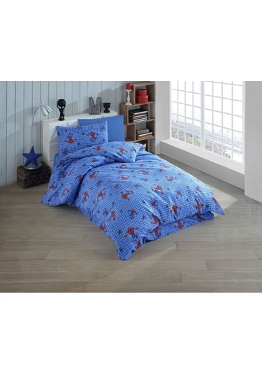 Almira Tek Kişilik Genç Pamuklu Nevresim Takımı Yastık Kılıfı+yatak Çarşafı+yorgan Kılıfı