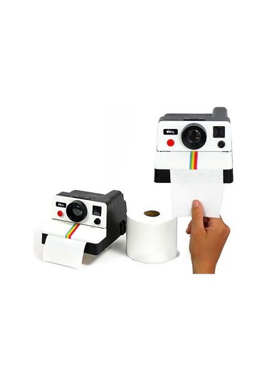 Mufunye Ev Ve Ofis İçin Kağıt Mendil Kutusu Kamera Şekilli Tuvalet Kağıdı Tutucusu