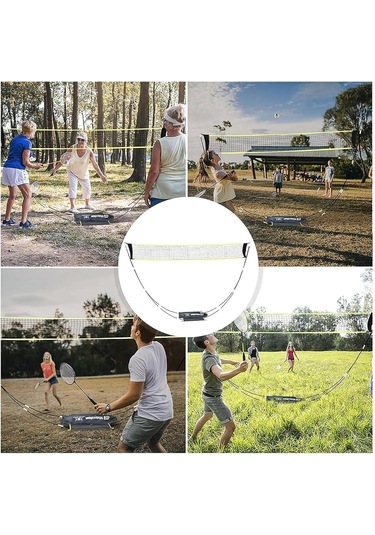 Badminton Net, Beach Tenis Seti, Kurulumu Kolay, Taşıma Çantası İle, İç/dış Mahkemeler, Arka Bahçe, Araç Veya Yığın Gereksiz