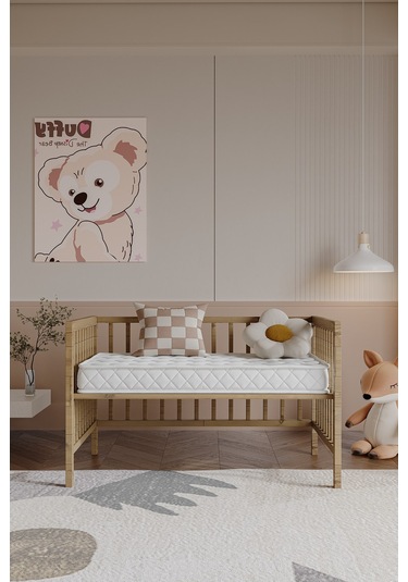 Argimo Alba 10 Cm Sünger Bebek Beşik Park Yatağı 60x120