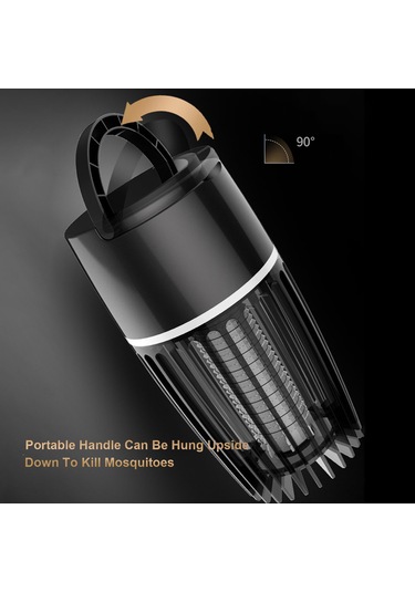 Padalink Ev Ve Dış Mekan Kullanıma Usb Şarjlı Led Işık Ve Foton Katalizörlü Elektrik Şoku İle Atıcı Moskit Işığı