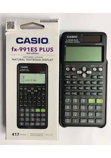 Casio Fx-991Es Plus 2. Nesil Bilimsel Hesap Makinesi