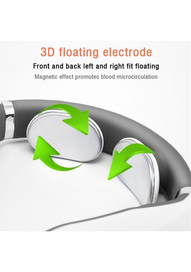 Geeksen Kırmızı Şarjlı Boyun Masaj Cihazı - 6 Mod, 15 Seviye, Isıtma Fonksiyonu, 400mah Pil - Ofis Çalışanları İçin Stres Ve Kas Gerginliği Giderici Çok Renkli