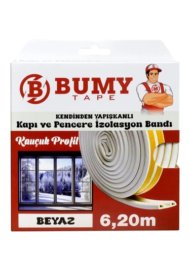 Kapı Ve Pencere İzolasyon Bandı - Beyaz