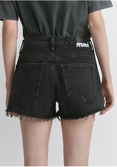 Mavi - Rosie Duman Gri Yırtıklı 90s Jean Şort 1447481224