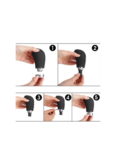 Dianziye Manuel Araçlar İçin 5/6 Vitesli Değiştirme Vites Çubuğu, Pu+alyüminyum Malzeme, 17mm Delik Çapı, Siyah/kırmızı Seçenekli Kırmızı