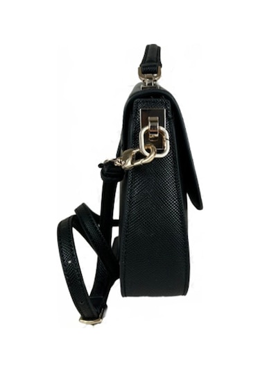 Guess Kadın Siyah Eco Jazlynn Omuz Çantası Siyah