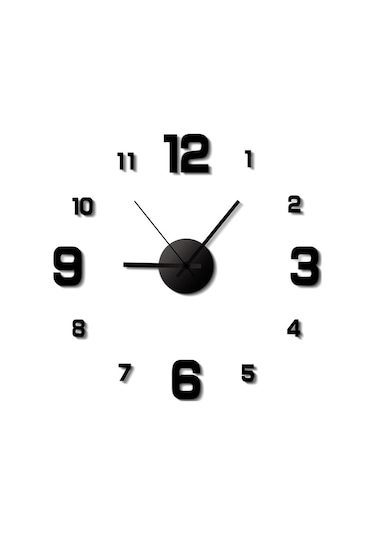 Hfambition Yemez Saat - Işık Veren Duvar Saati, Sessiz İşlevli, Deliksiz Monte, Otomatik Aydınlanma, Ev Odaları İçin Çok Renki