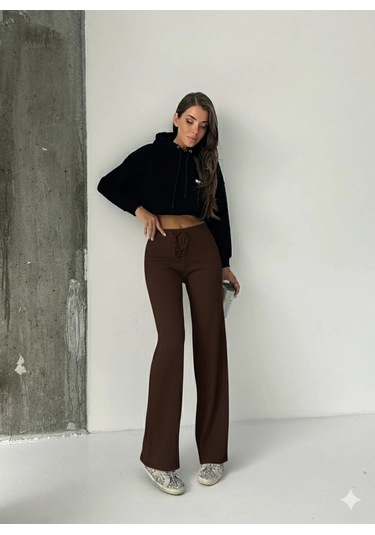 Fit Comfort Bej Salaş Pantolon Kahve A6011 Kahve