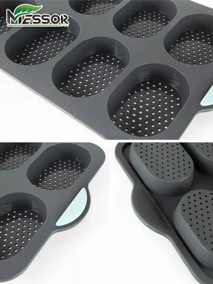 Messor Ekmek Ve Poğaça Pişirme İçin Silikon Kalıp. 175845101 Gri